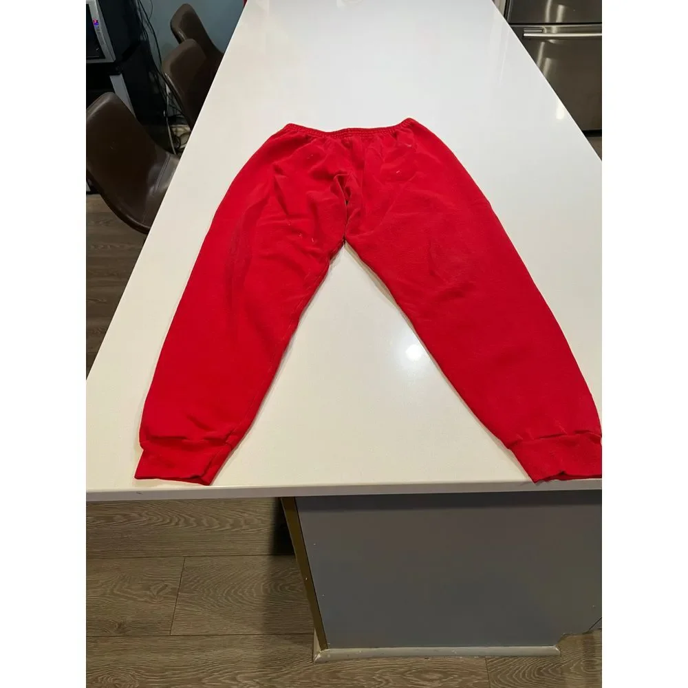 Vintage Tultex Red‎ Jogger Sweatpants - Mens XL